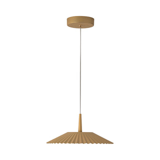 Sybil 13 in Gold Dimmable LED Pendant