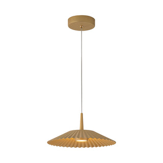 Sybil 13 in Gold Dimmable LED Pendant