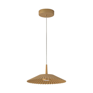 Sybil 13 in Gold Dimmable LED Pendant