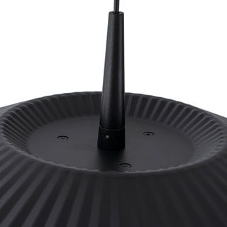 Sybil 18 in Black Dimmable LED Pendant