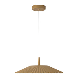 Sybil 18 in Gold Dimmable LED Pendant