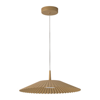 Sybil 18 in Gold Dimmable LED Pendant
