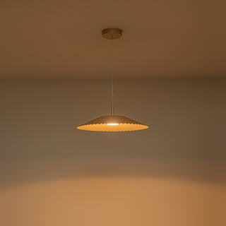 Sybil 18 in Gold Dimmable LED Pendant