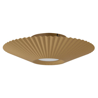 Sybil 18 in Gold Dimmable LED Semi Flush Mount