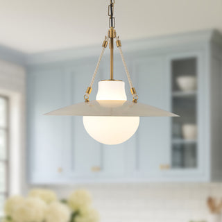 Waverly 22 in Pearl White Pendant