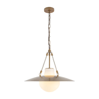 Waverly 22 in Vintage Brass Pendant