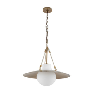 Waverly 22 in Vintage Brass Pendant