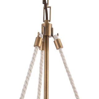 Waverly 22 in Vintage Brass Pendant