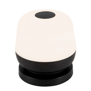 Wylla 3 in Matte Black Dimmable LED Exterior Portable Lamp
