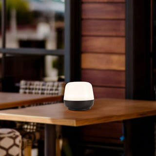 Wylla 3 in Matte Black Dimmable LED Exterior Portable Lamp