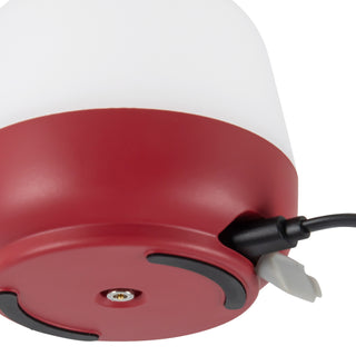 Wylla 3 in Red Dimmable LED Exterior Portable Lamp