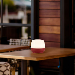 Wylla 3 in Red Dimmable LED Exterior Portable Lamp
