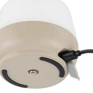 Wylla 3 in Sand Dimmable LED Exterior Portable Lamp