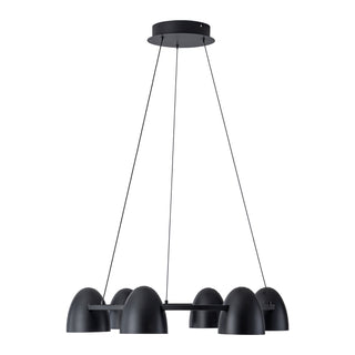 Yarrow 26 in Black Dimmable LED Chandelier