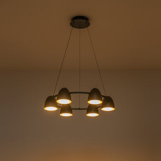 Yarrow 26 in Black Dimmable LED Chandelier