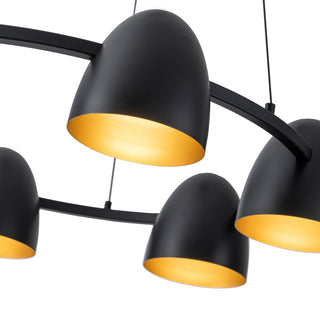 Yarrow 26 in Black Dimmable LED Chandelier