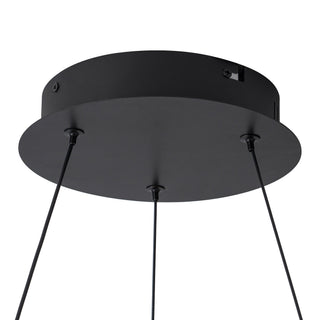 Yarrow 26 in Black Dimmable LED Chandelier