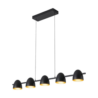 Yarrow 47 in Black Dimmable LED Linear Pendant