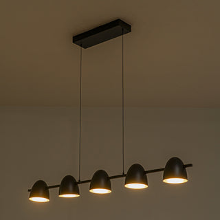 Yarrow 47 in Black Dimmable LED Linear Pendant