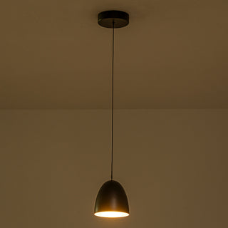 Yarrow 5 in Black Dimmable LED Pendant