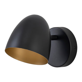 Yarrow 5 in Black Dimmable LED Wall Sconce