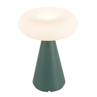 Zest 9 in Fresh Green Dimmable LED Exterior Portable Lamp