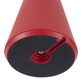 Zest 9 in Red Dimmable LED Exterior Portable Lamp